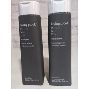 Living Proof Phd Perfect Hair Day Shampoo & Conditioner Hydrate 8 fl oz ea - New